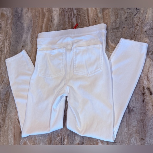 Women’s SPANX white jean-ish ankle leggings- Size Small Petite - Picture 9 of 10